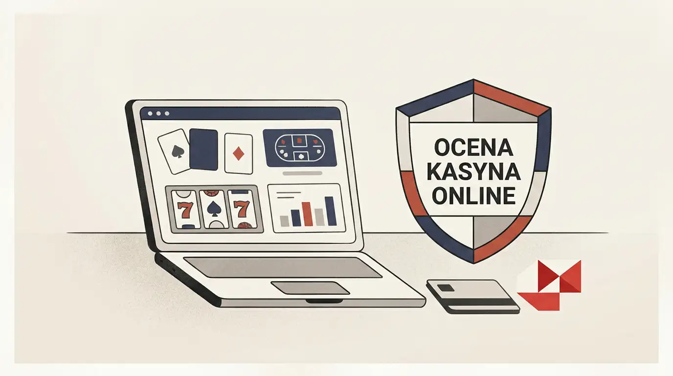 Ilustracja przedstawiająca analizę kasyna online z polskim kontekstem płatności i bezpieczeństwa